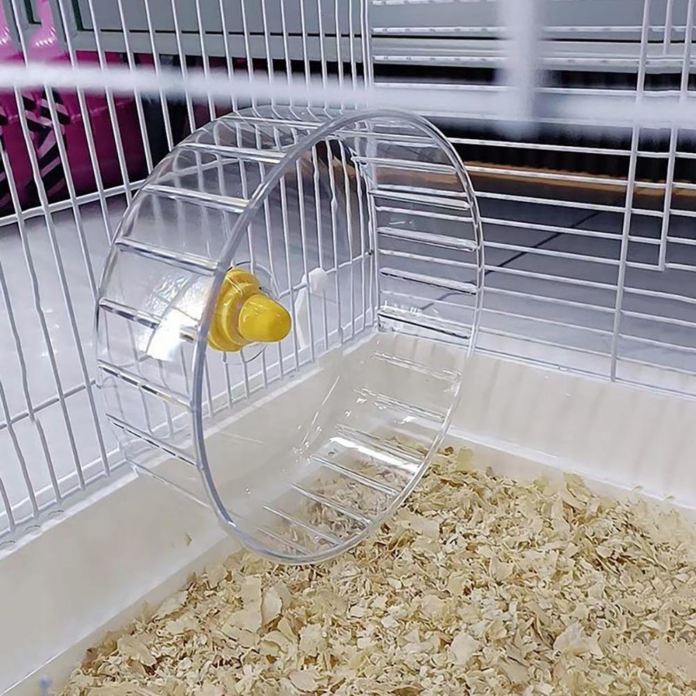 超靜音【鼠鼠透明跑跑輪】老鼠滾輪 倉鼠 黃金鼠 滾輪 健康運動環境 寵物運動用品 小動物, , large