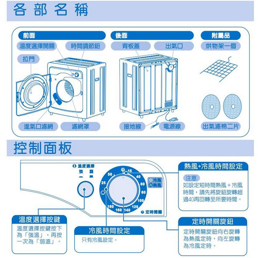 SANLUX 7.5kg Clothes Dryer Made in Taiwan SD-85UA, , large