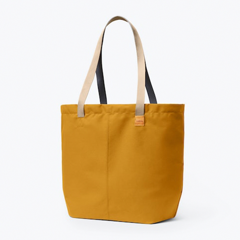 Bellroy 輕量托特包 側背包 購物袋 可摺疊收納-芥末黃, , large
