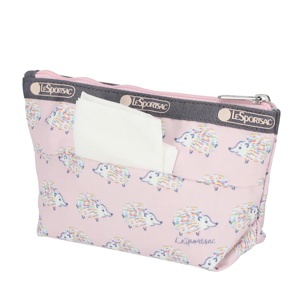 |快速出貨|Lesportsac Small Sloan Cosmetic 小梯形化妝包 - 北國小刺蝟, , large