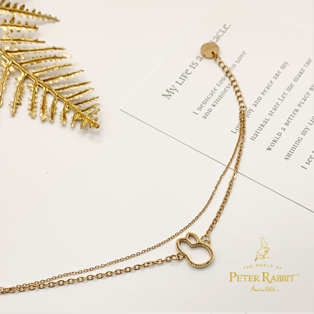 【世豐】Peter Rabbit 比得兔「戀鍊情深」雙層手鍊-玫瑰金, , large