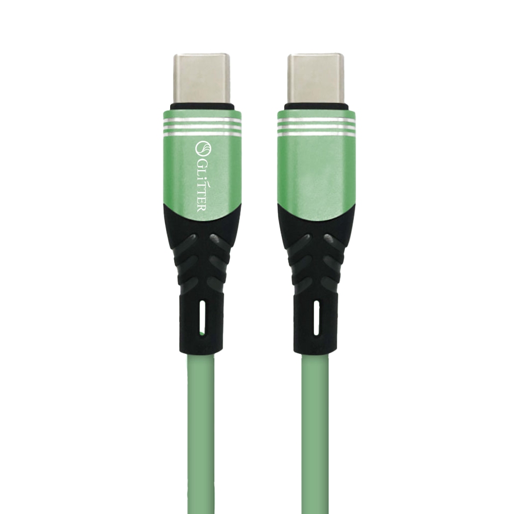GliTTER GT-2525 USB-C to USB-C 耐折快充線 30cm | 支援36W PD/QC快充, , large