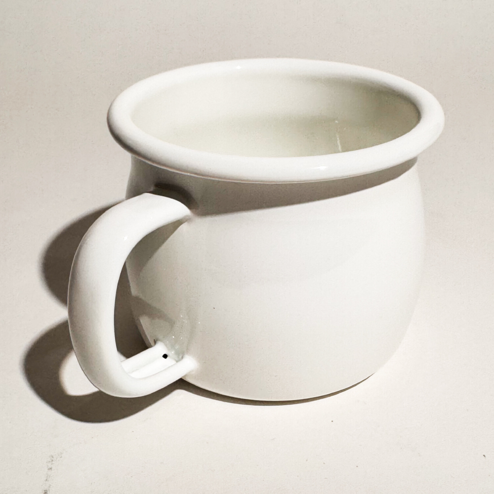 [豐琺瑯] 日本製｜馬克杯｜Lily White系列｜手工琺瑯｜LW-208, , large