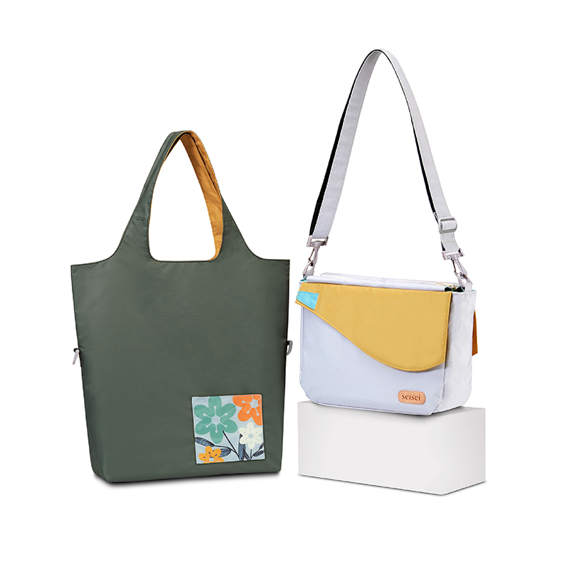Eco-friendly Crossbody bag & tote bag Two-in-one, Reversible yoyo bag(Bumblebee), , large