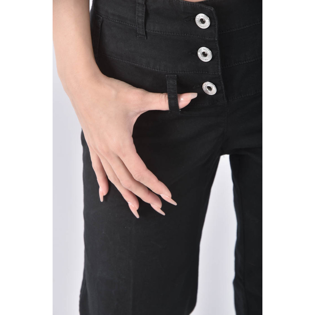 (XL) moschino高腰高腰黑色長褲二手衣, , large