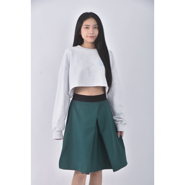 (M) moma質感綠色長裙二手衣, , large