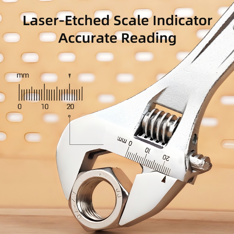 【得力工具 deli tools】活動扳手 #SLIVER-10"活動扳手 (250mm), , large