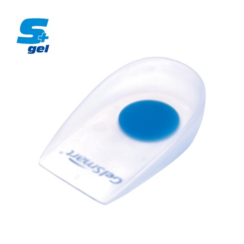 【GelSmart吉斯邁】矽膠腳跟杯墊-1雙(減壓保護型、足跟位置吸震強化、SI-SH210D), , large