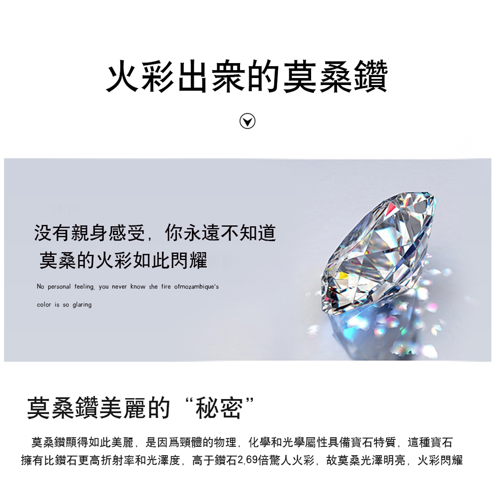 【CF鑽飾】男戒 莫桑鑽 《何以琛》 1克拉, , large