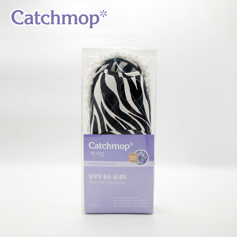 【THE LOEL】Catchmop 神奇可換底加厚拖鞋 (斑馬紋), , large