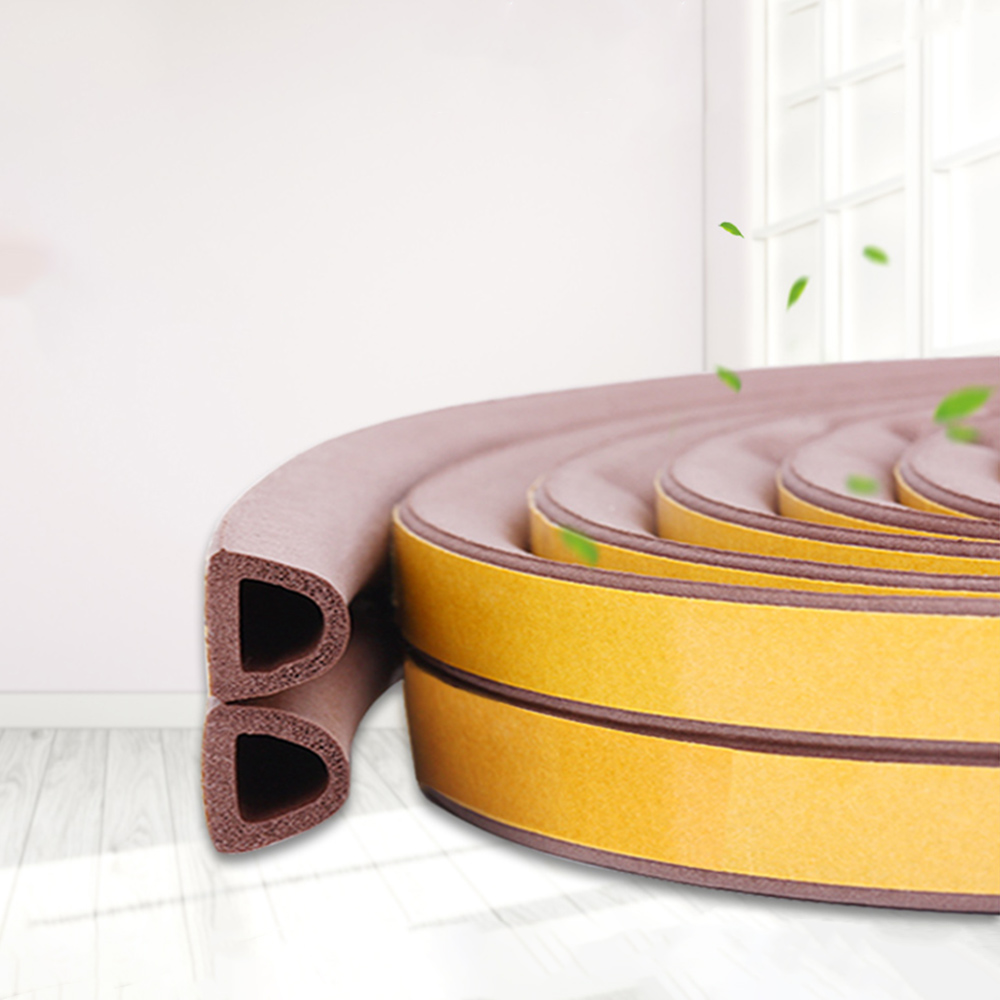 【上手家居】門窗隔音條 10m捲-黑色(門縫密封條/密封條/窗戶密封條/門窗密封條/氣密條/門縫隔音/窗戶隔音條), , large