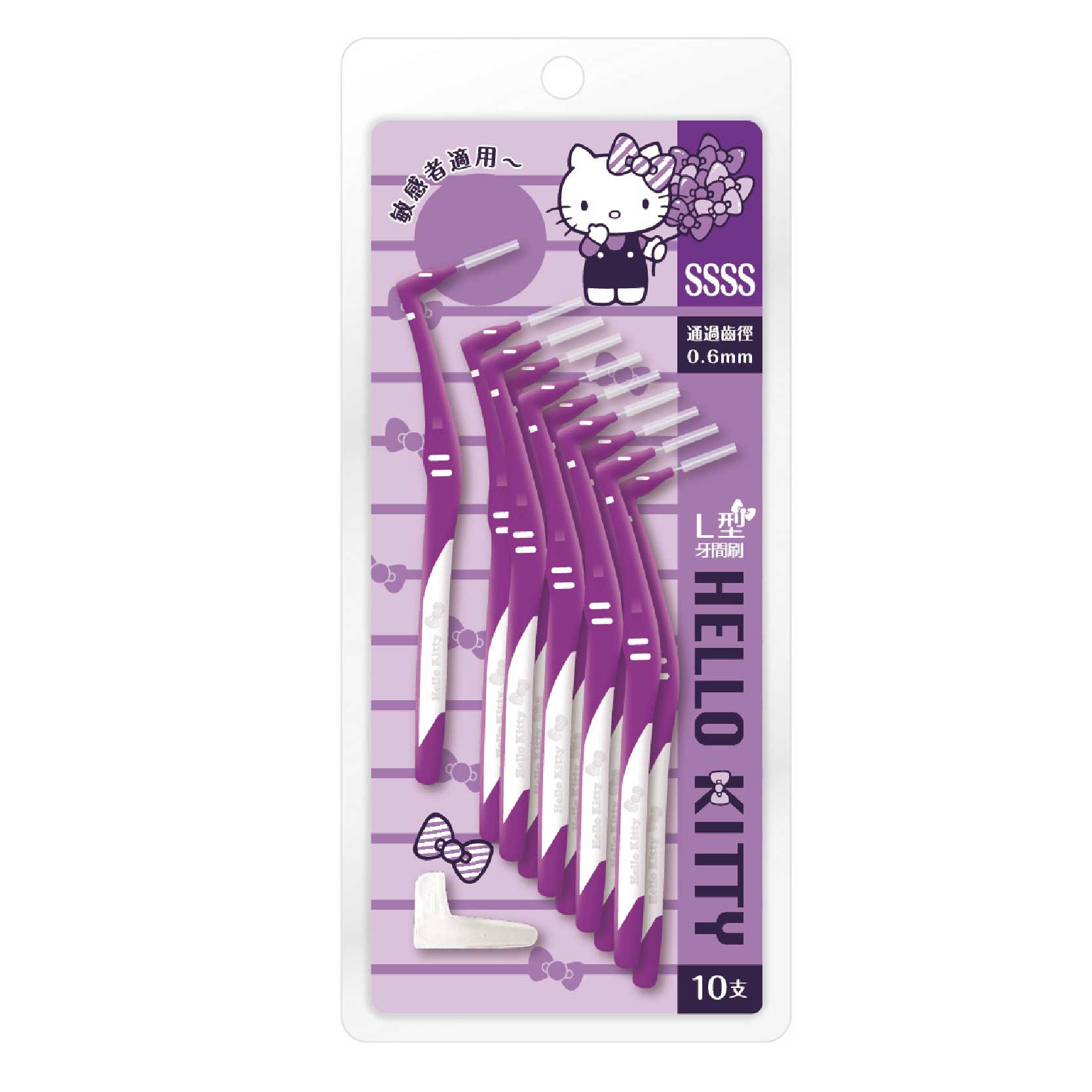 L-Type Interdental brush 4S (Passes through a diameter of 0.6mm) , , large