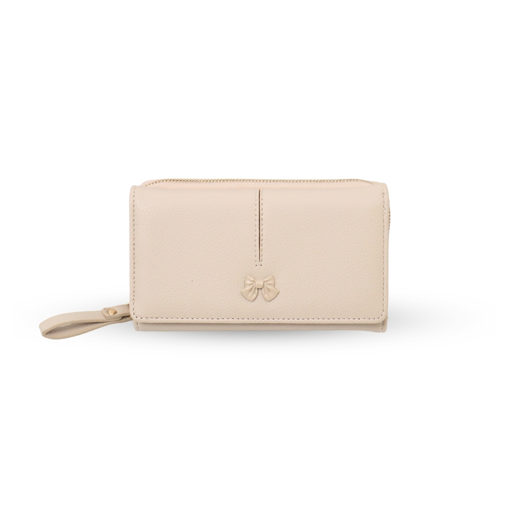 Ribbon&eacute; 柔霧翻蓋零錢長夾  女夾 人氣女用皮夾 情人節禮物