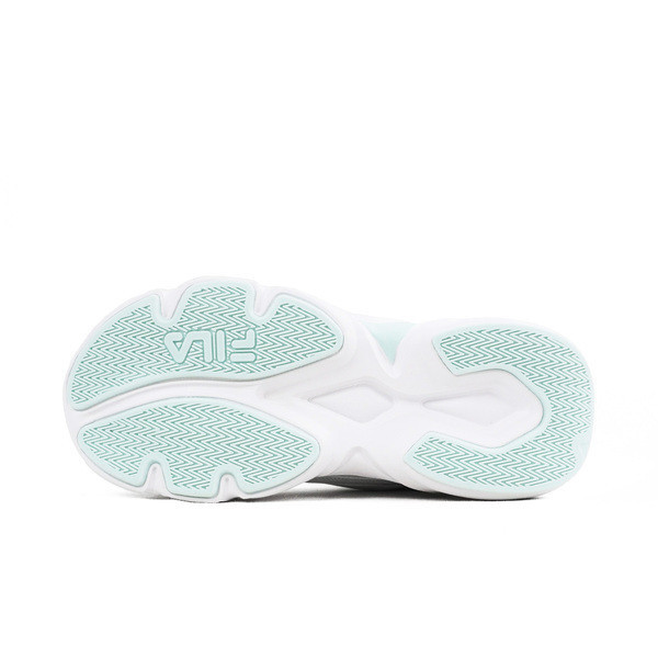 Kixpress-Fila HIDDEN TAPE 9 女 運動休閒鞋 厚底 白粉綠 [5-J929Y-166], , large