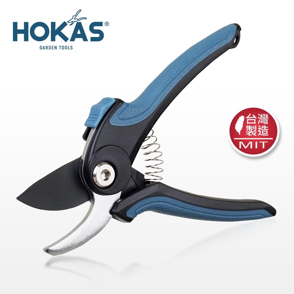 【HOKAS】S983圓口型修枝剪 (園藝剪刀 花剪 樹枝剪 剪定鋏 樹剪 果樹剪 嫁接剪 採果剪 園藝剪), , large