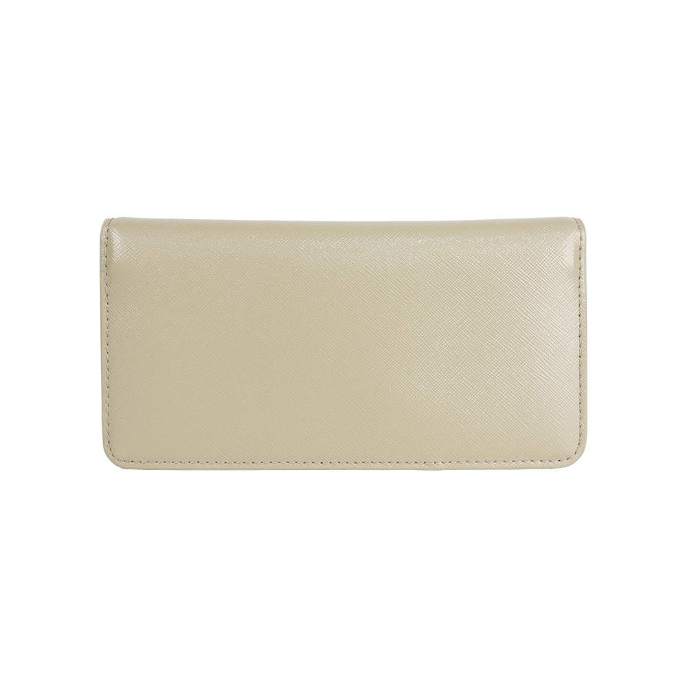 MARC  JACOBS The Utility Snapshot 撞色防刮皮革釦式二折長夾(卡其色), , large