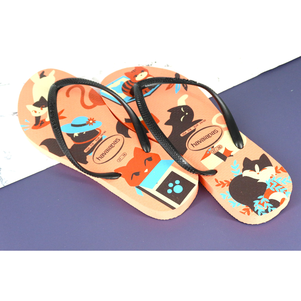  [巴拉娜巴西人字拖專賣店]中壢實體店面 Havaianas哈瓦仕 夾腳拖/人字拖鞋 SLIM PETS 沙灘 海灘 女款, , large