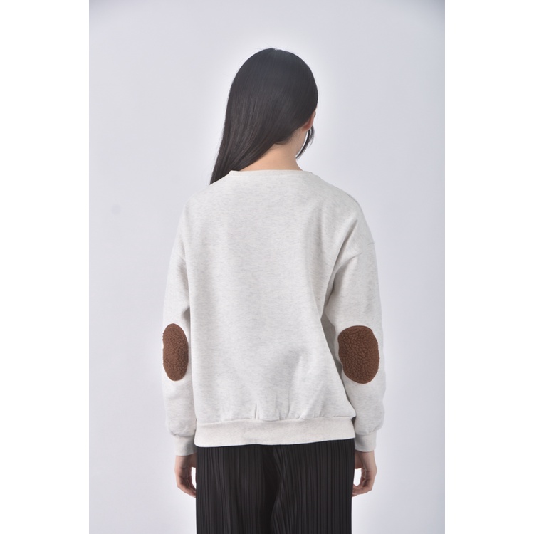 (XL) by pink韓牌字母灰色長袖上衣二手衣, , large