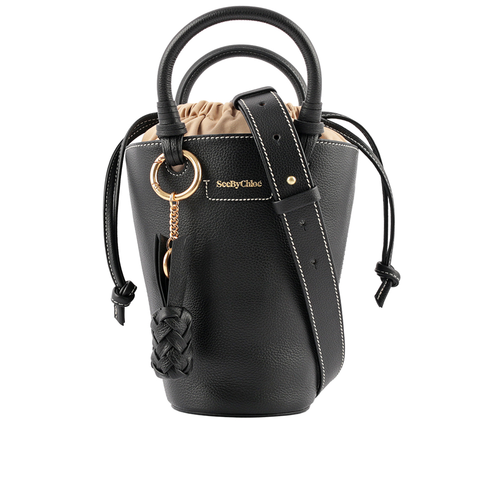 SEE BY CHLOE SMALL CECILYA 水桶型托特包/黑色, , large