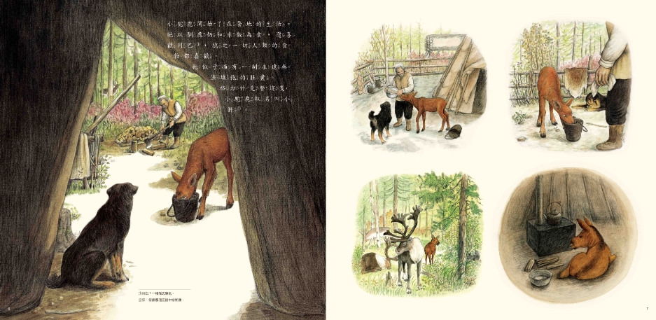 《南門書局》單本繪本館~鄂溫克的駝鹿 1本, , large