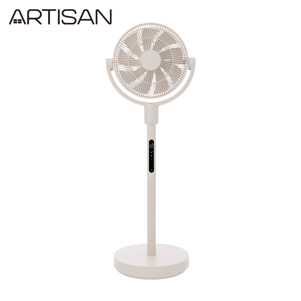 【丞洋企業】ARTISAN 3D無線循環風扇LF1404W-杏色(台灣品牌)