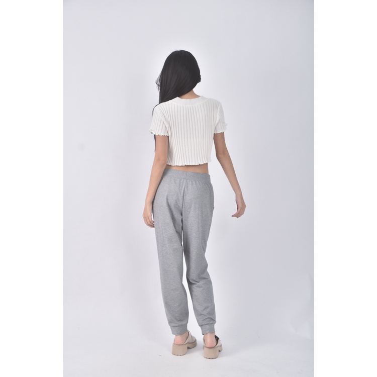 (L) uniqlo高腰質感灰色長褲二手衣, , large