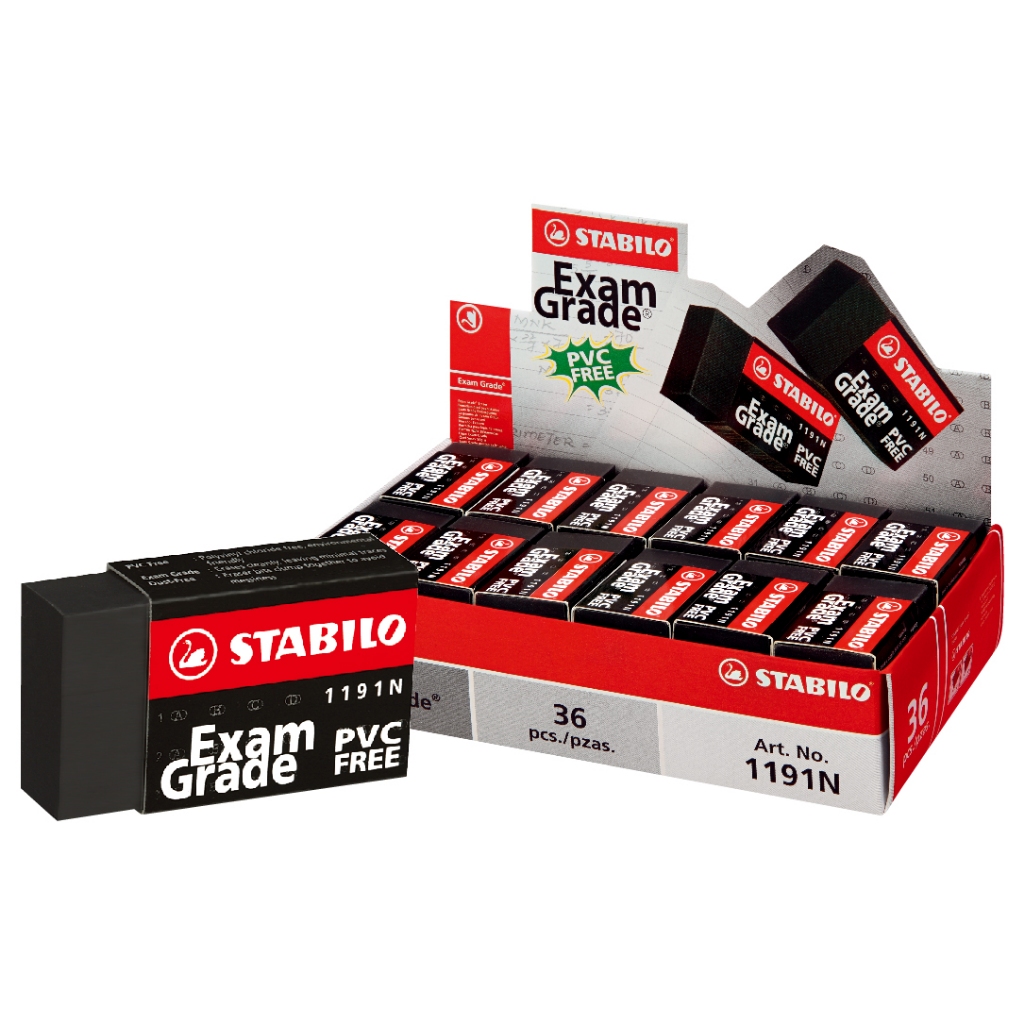 【STABILO思筆樂】 德國天鵝 Exam Grade上榜樂環保無毒橡皮擦(小) 1191N, , large