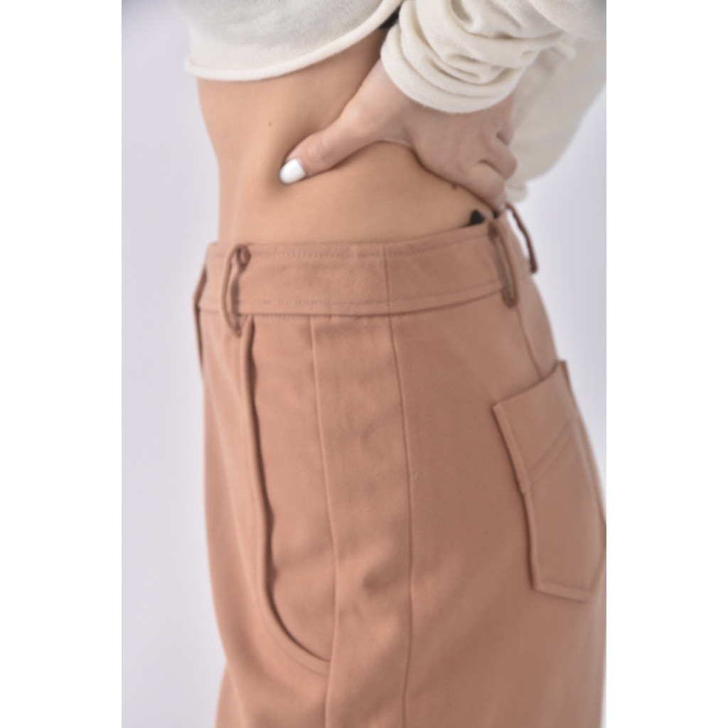 (M) 伊蕾iley高腰素面橘色短褲二手衣, , large