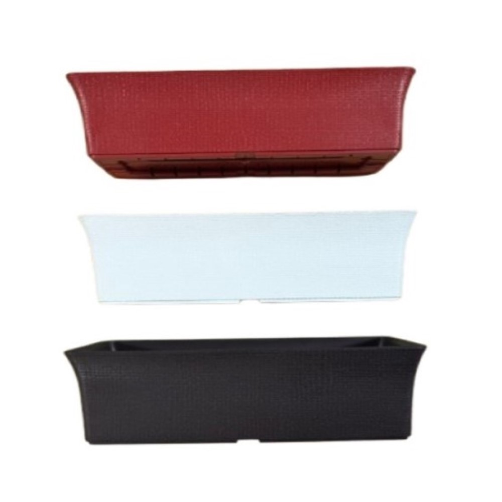 40cm Rectangular Planter Box (Without Saucer) &ndash; Brick Red