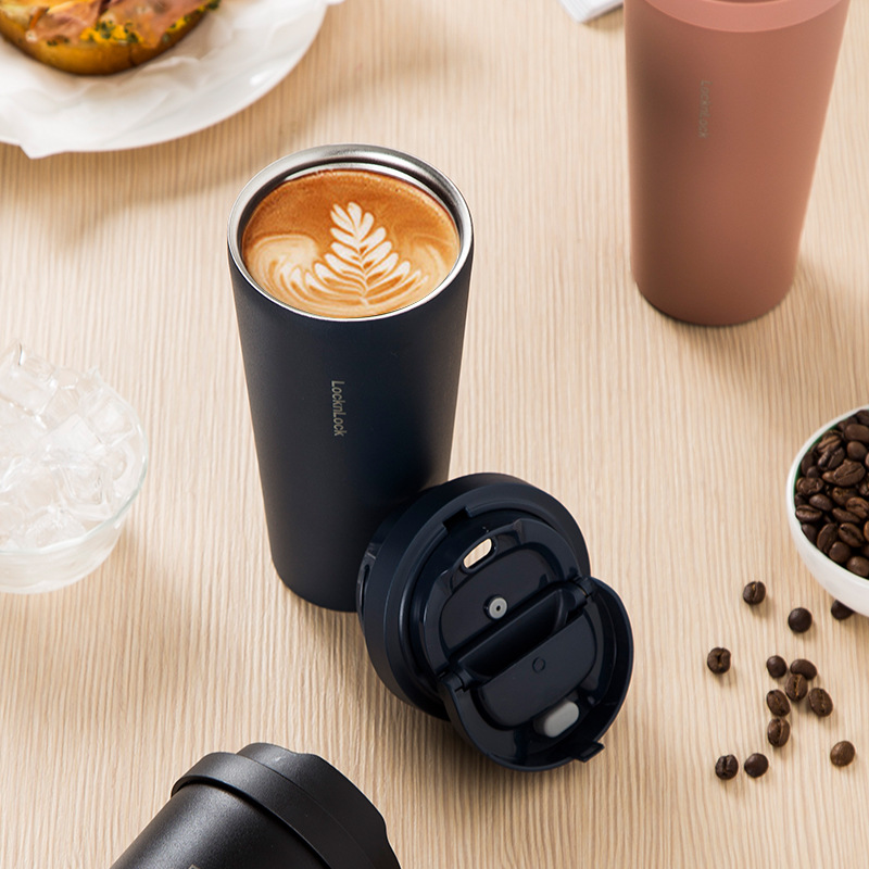 【LocknLock】316 Frosted Insulated Coffee Mug 550ml/mint green (Includes Cup Brush), , large