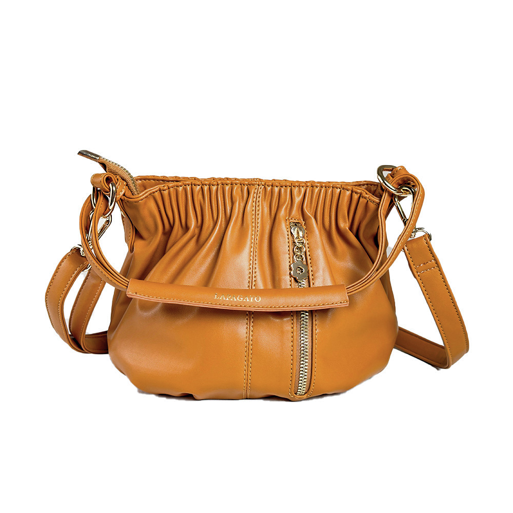 【lapagayo】高級訂製絲柔皮革斜背包-PI-0419A-2-79棕色, , large