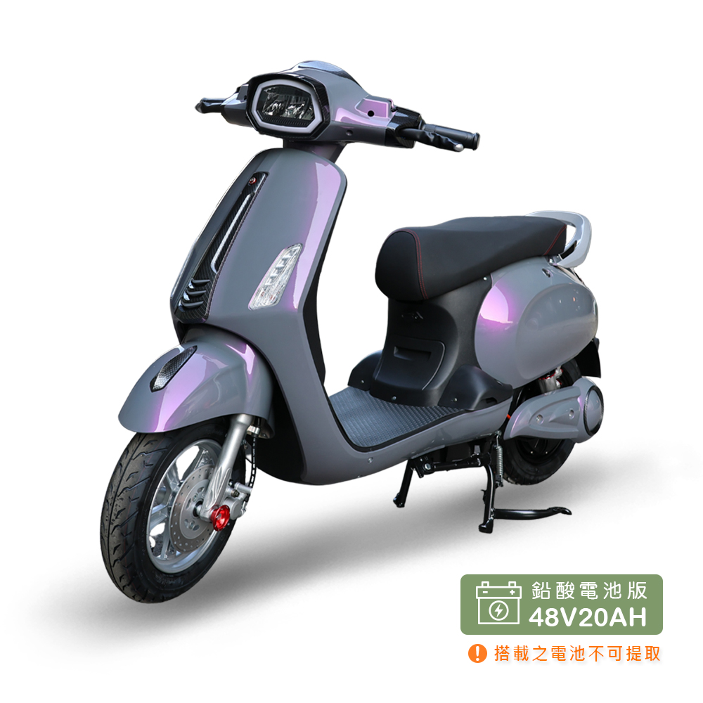 【向銓】 Mini Hero 微型電動二輪車 PEG-082 /鑛達 小偉士 電幻紫 (鉛酸電池版/電動自行車), , large