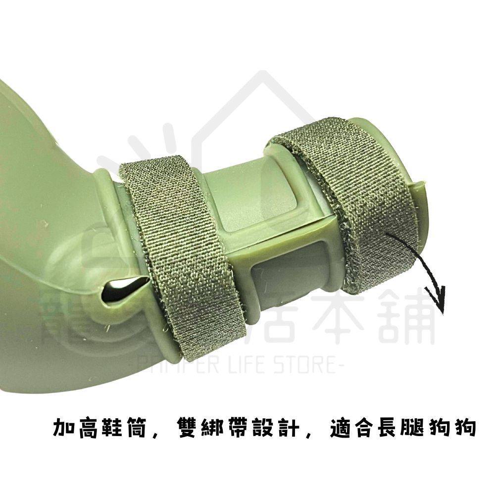 電子發票【寵愛生活本舖】狗狗防滑矽膠雨鞋_窄身款 S-3XL 寵物鞋子, , large