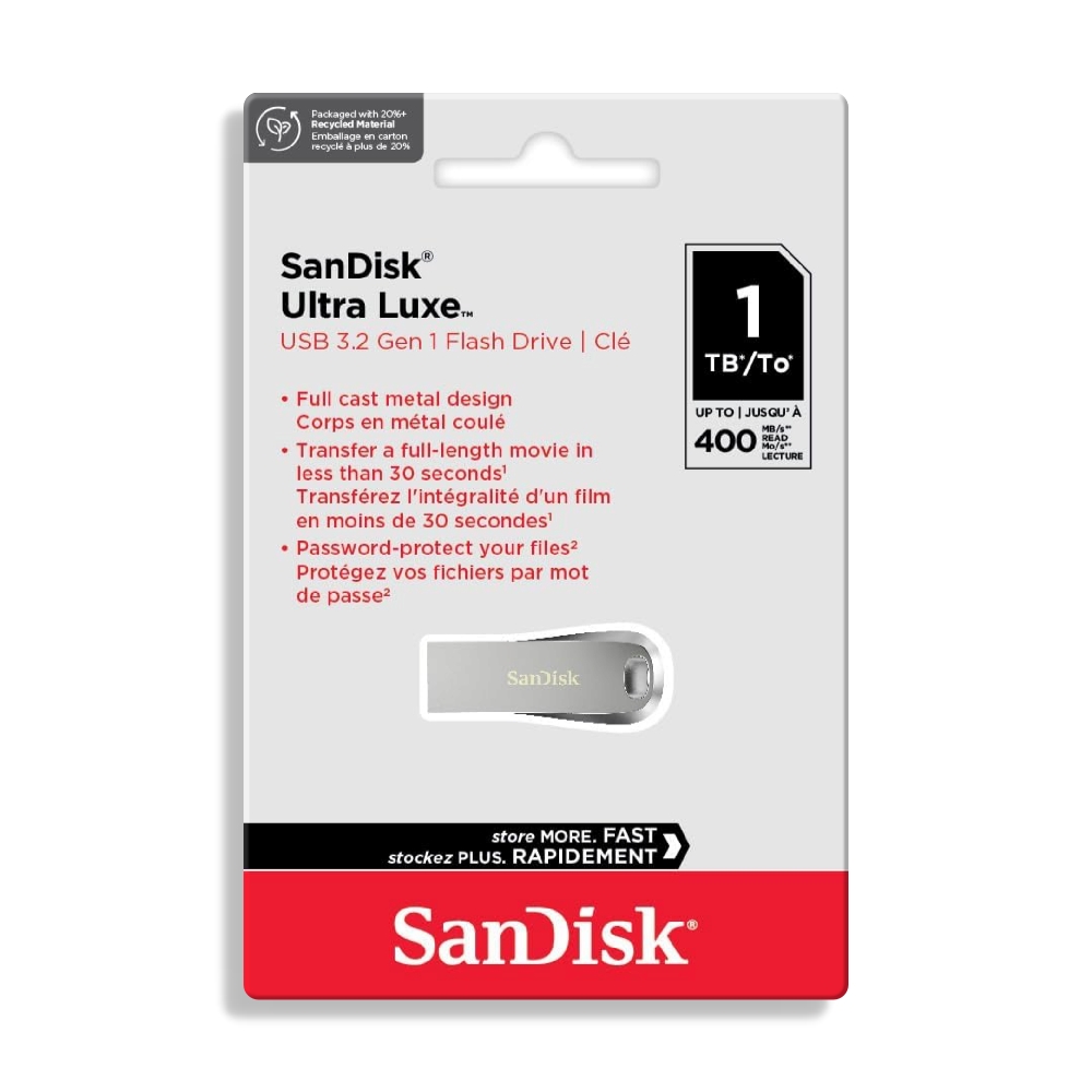 SanDisk CZ74 Ultra Luxe 1TB USB 3.2, , large