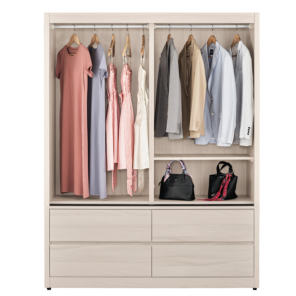 【Hampton 漢汀堡】克利奧5尺拉門衣櫥, , large