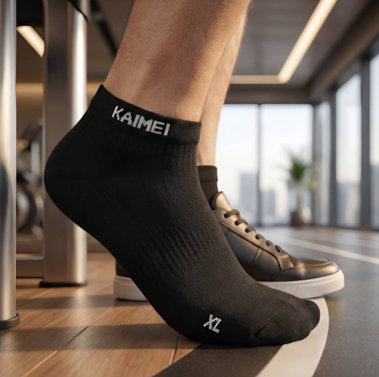 [凱美棉業] 7雙組 MIT台灣製 品牌設計萊卡LYCRA 1/2消臭襪 24-28cm, , large