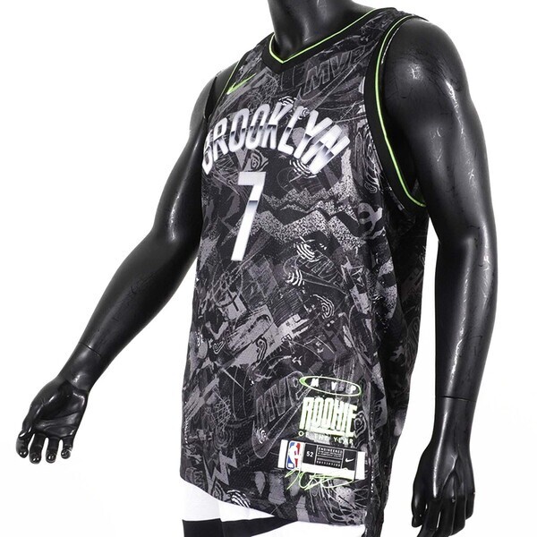 Nike MVP Kevin Durant 男 籃球背心 球衣 NBA 運動 休閒 黑灰 綠 [DA6954-073], , large