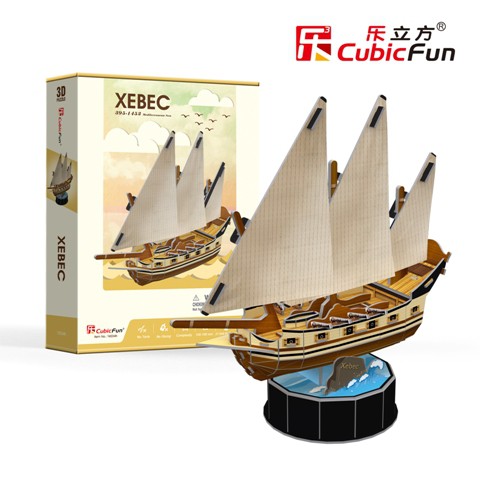 [樂立方3D立體拼圖] 阿拉伯司三角資帆船(T4034H), , large