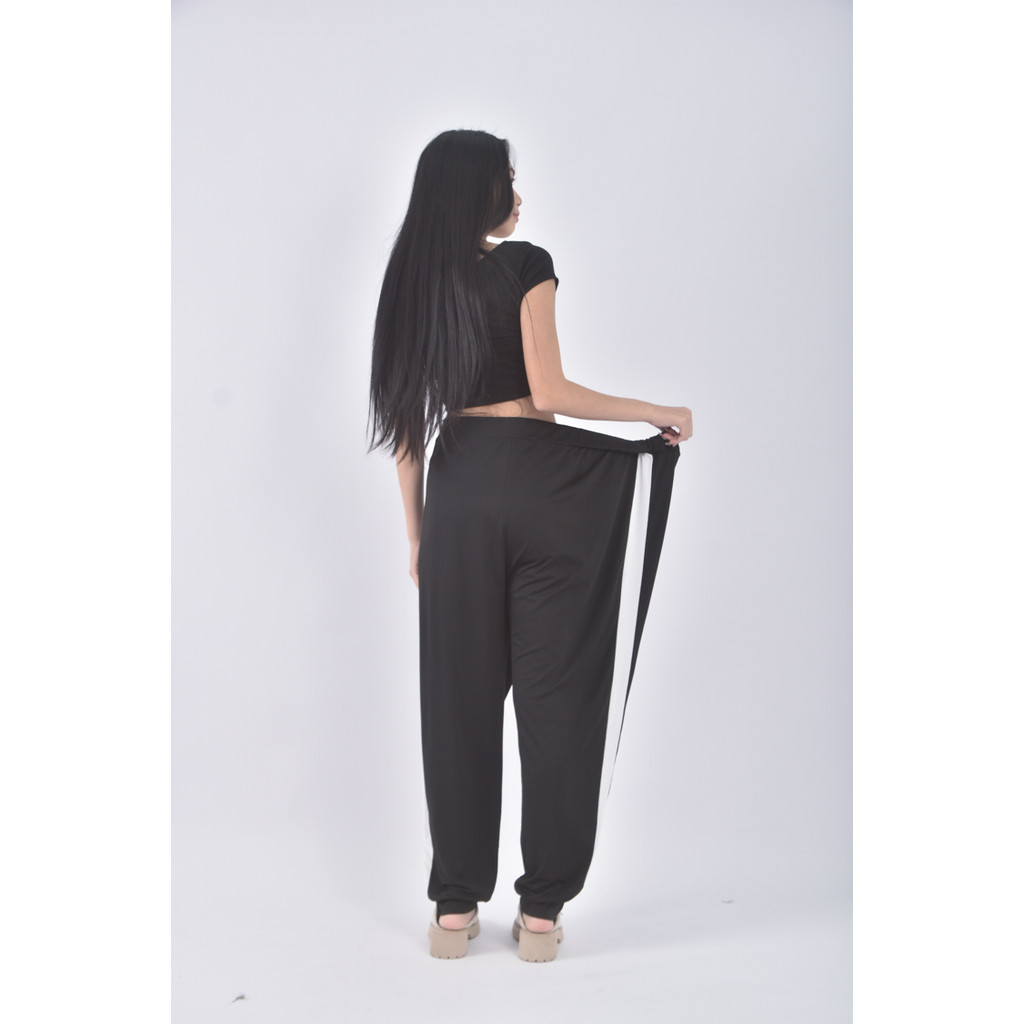 (4XL（含）以上) shein高腰黑色長褲二手衣, , large
