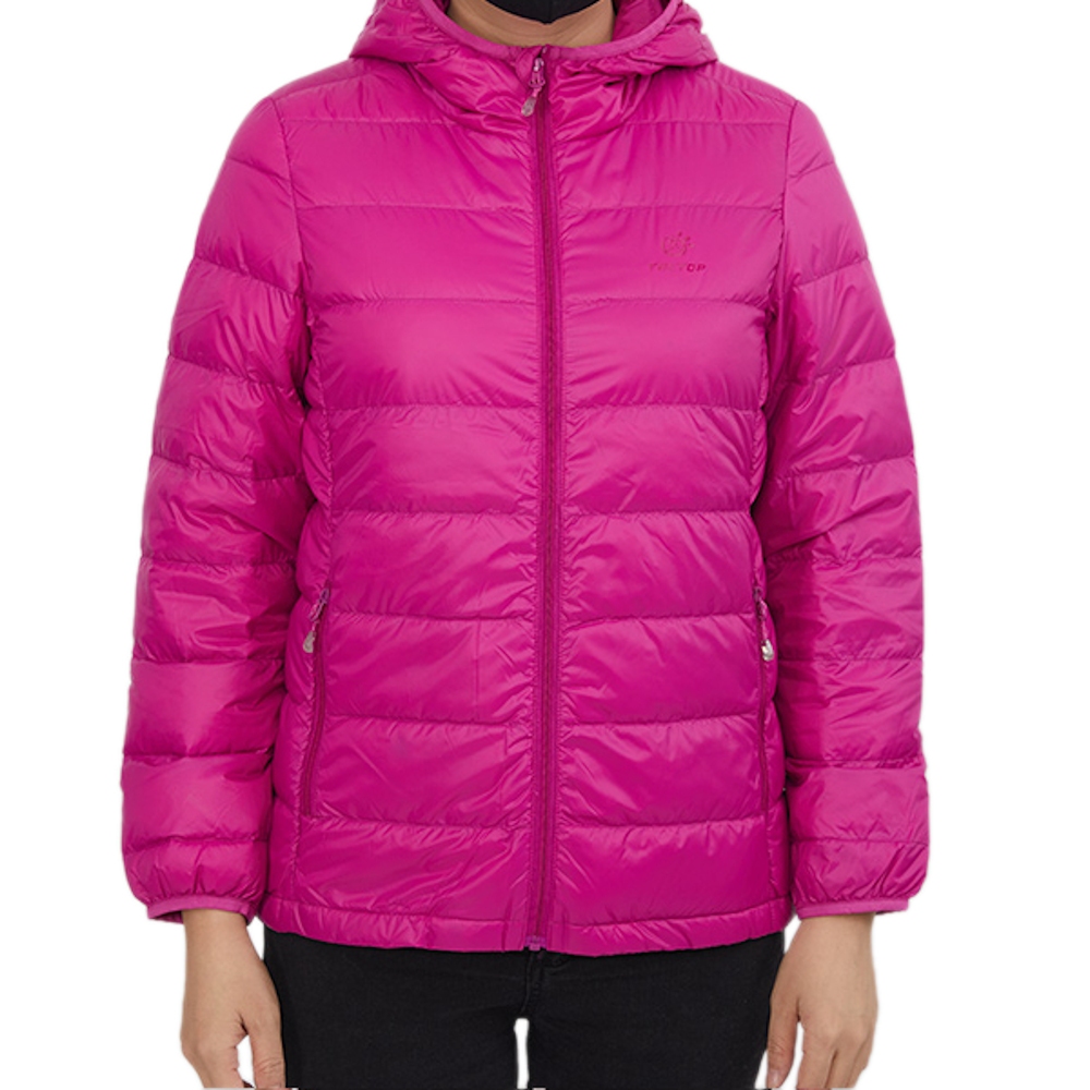 [TECTOP探拓戶外]【女款12145652】連帽輕薄羽絨外套, , large