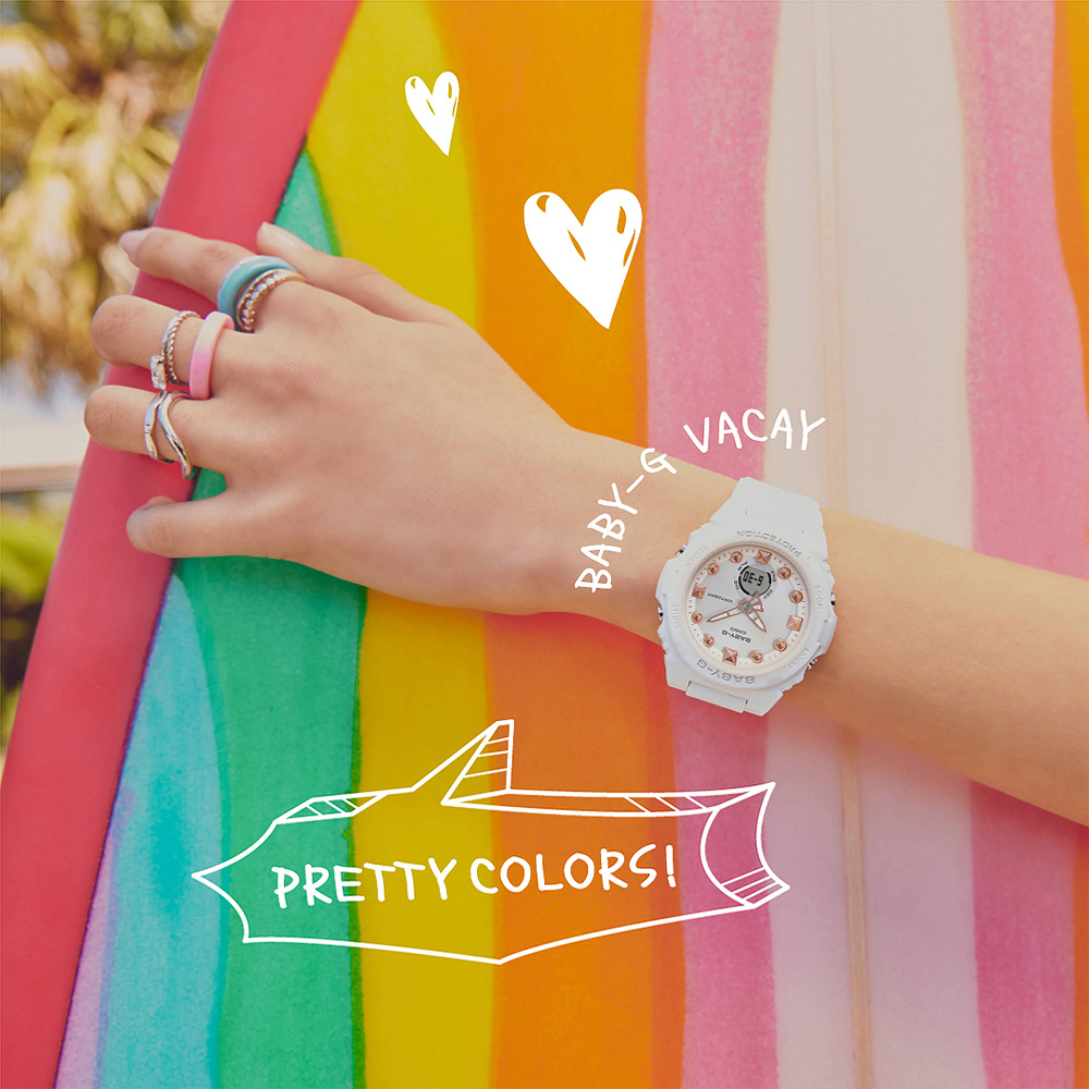CASIO 卡西歐 BABY-G 夏季海灘手錶 BGA-320-7A2, , large