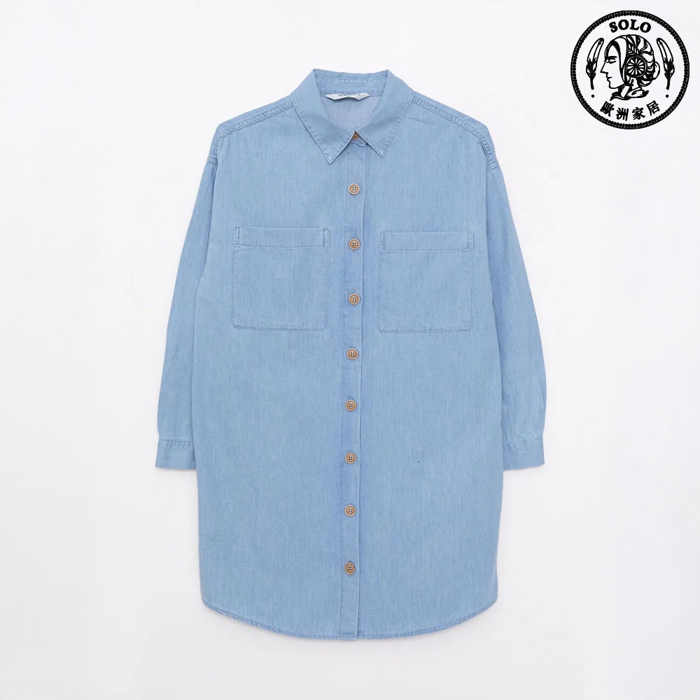 【SOLO Vintage】LCW Vintage Denim Shirt 100% Cotton Made in Turkey XS