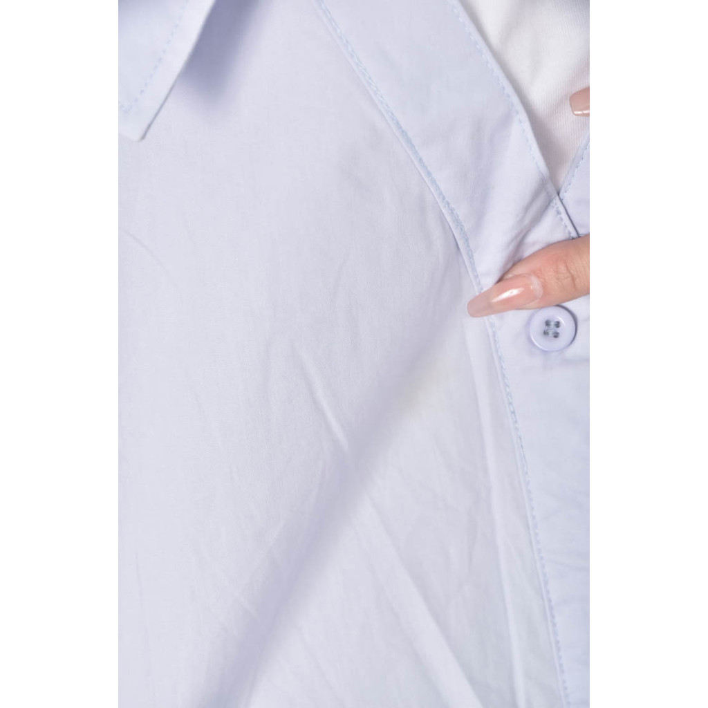 (XL) obdesign棉質露肩白色短袖上衣二手衣, , large