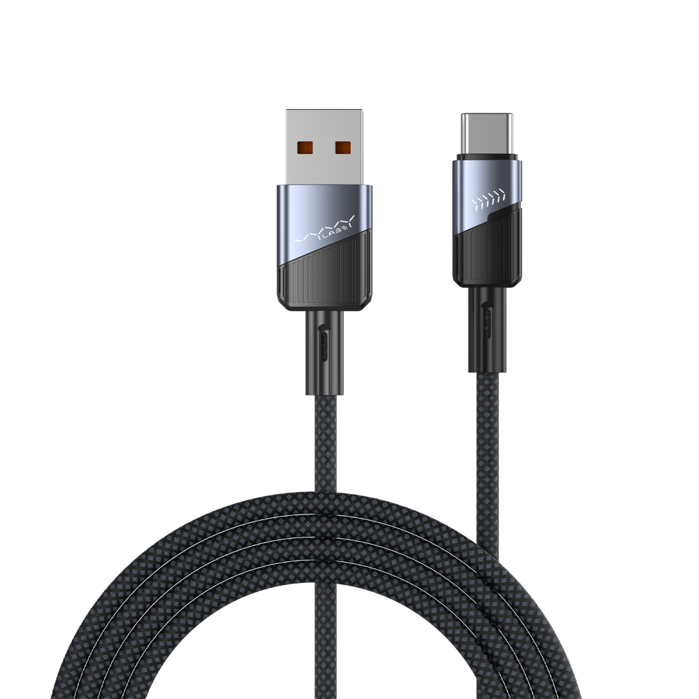 【Vyvylabs】3A Superb Series Fast Charging Cable USB to Type-C(1m)(Black), , large