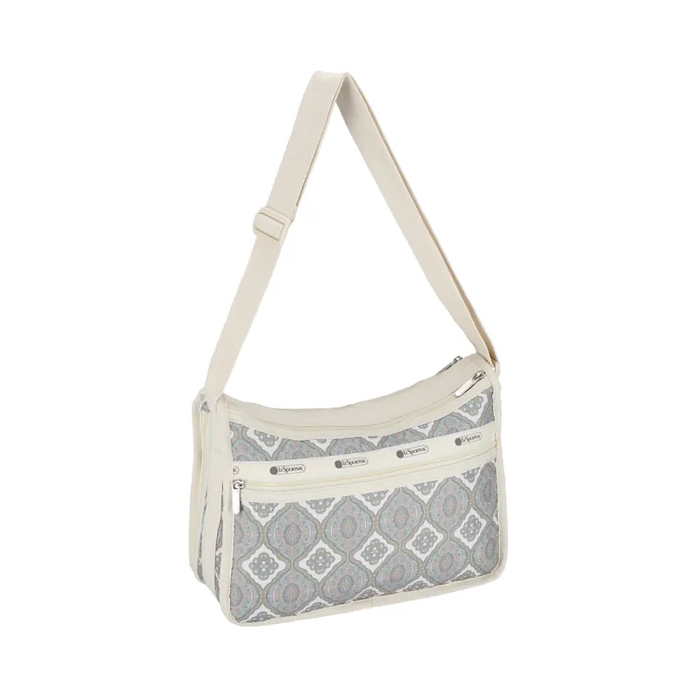 |快速出貨|Lesportsac Deluxe Everyday Bag 經典斜背包/ 大馬士革窗花, , large