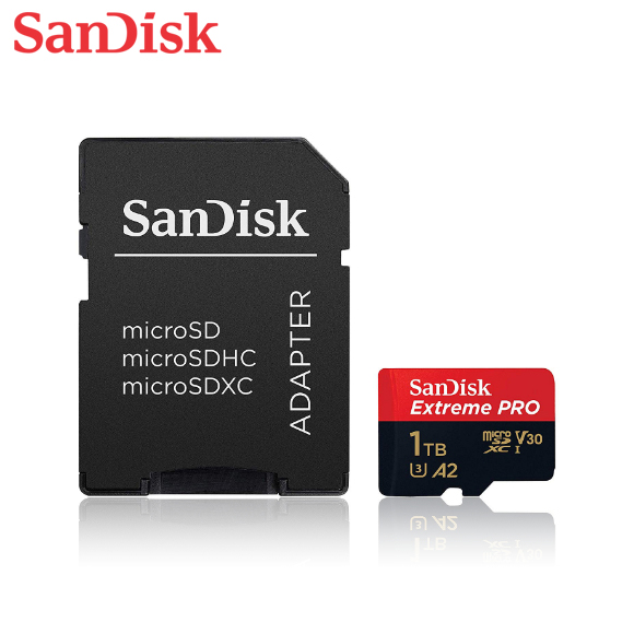【SanDisk】 Extreme PRO 1TB UHS-I U3 A2 V30 microSDXC 記憶卡, , large