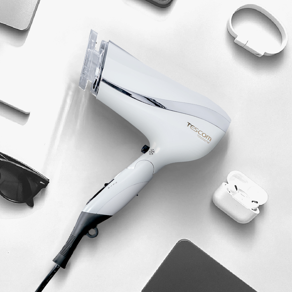 【TESCOM】TID2200TW Anti-static High-Airflow Hair Dryer (White), , large