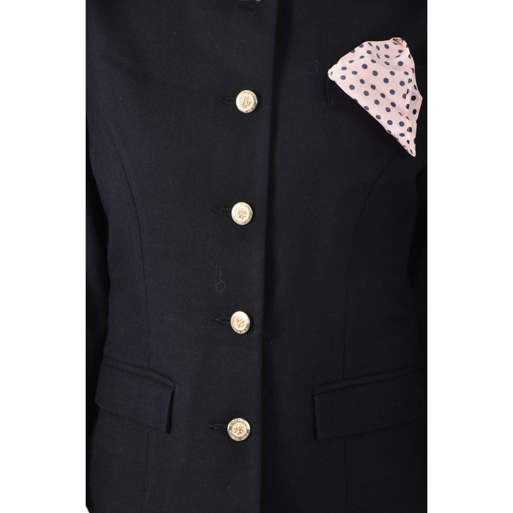 (S) 西裝鈕扣黑色外套二手衣, , large