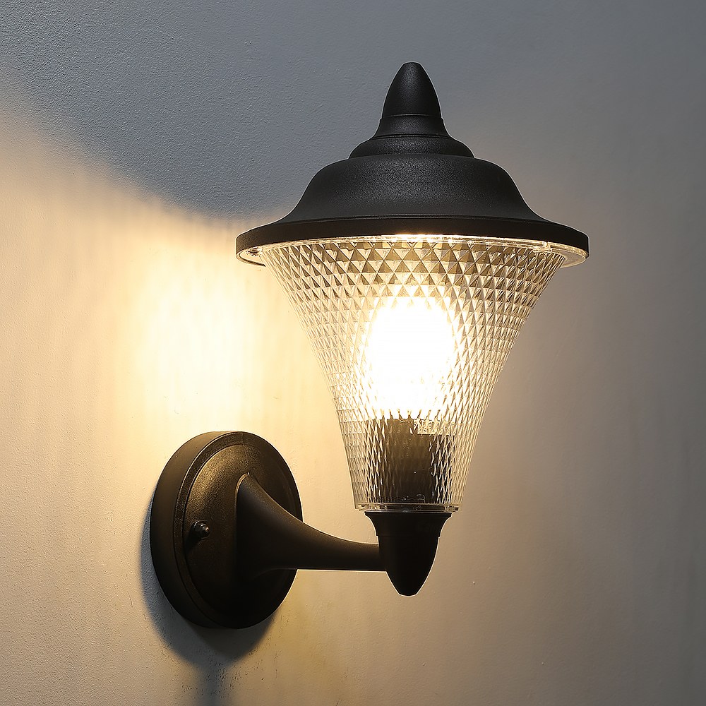 【卡米達】E27戶外庭園壁燈(CA1018WBK), , large