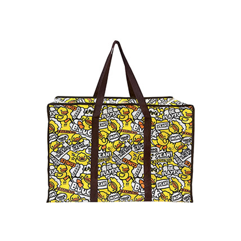 小黃鴨購物收納袋-中橫(款式隨機出貨)